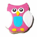 Pink Owl Novelty Biscuits