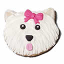 Pink Poodle Novelty Biscuits