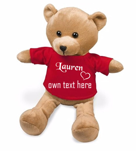 Teddy plush valentine - Own text