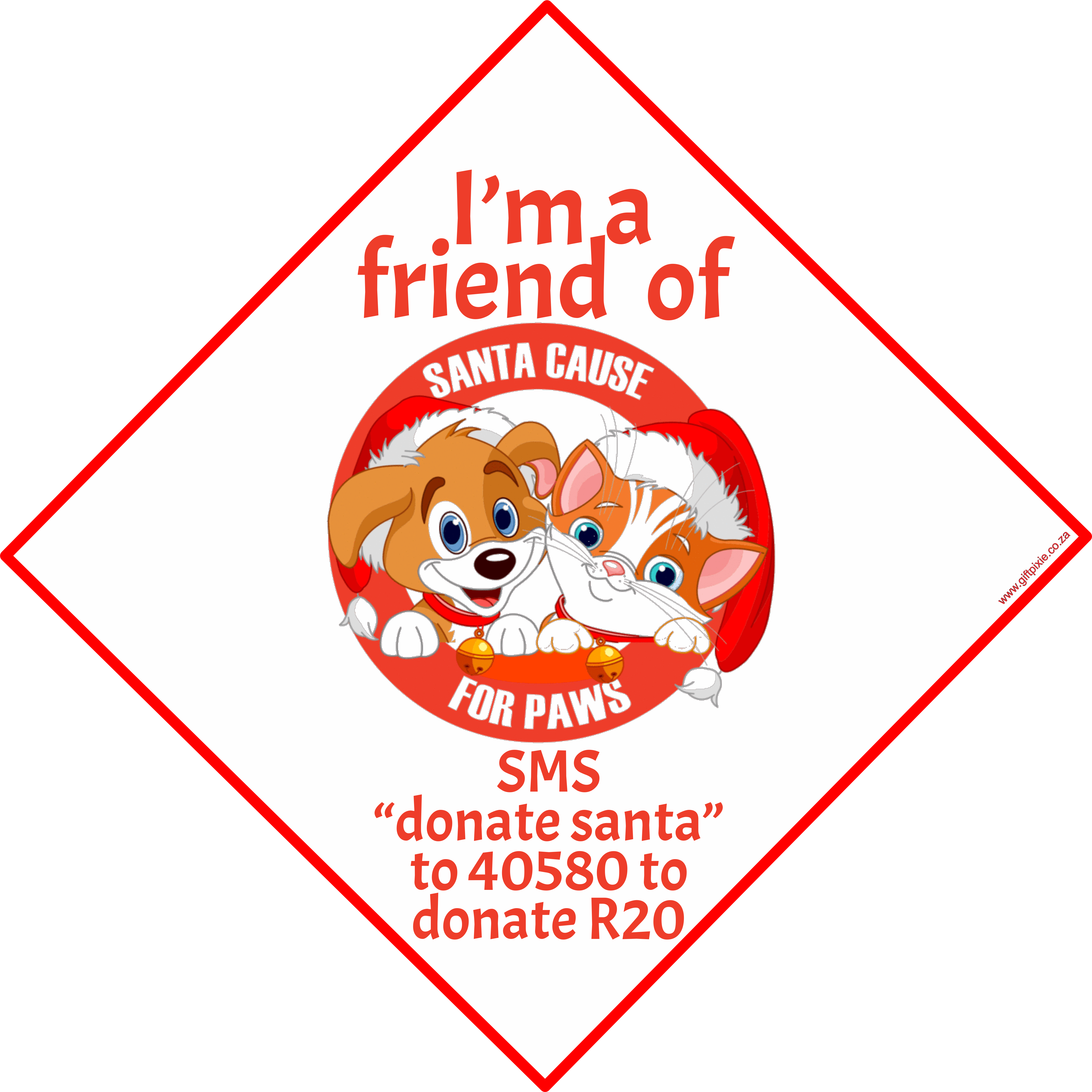 Baby on board - Donate Santa Cause for Paws