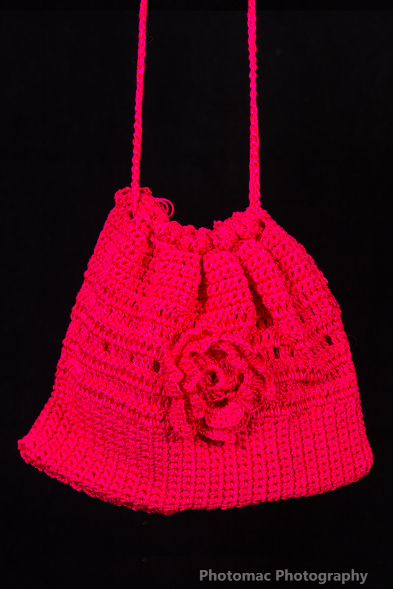 Reddy pink flower bag