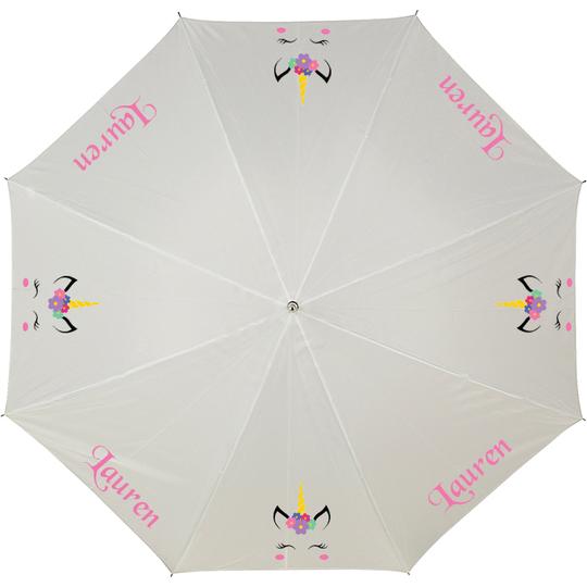 Personalised Umbrella - UNICORN colourful (Foldable)