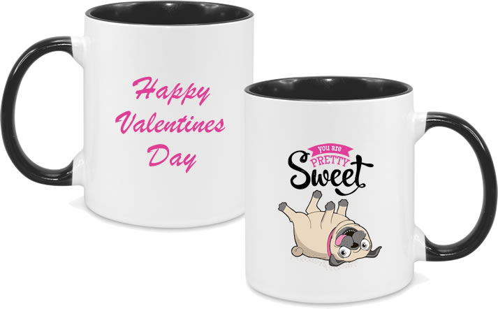Valentines Pug Mug 001