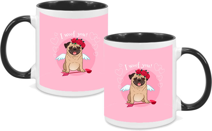 Valentines Pug Mug 006